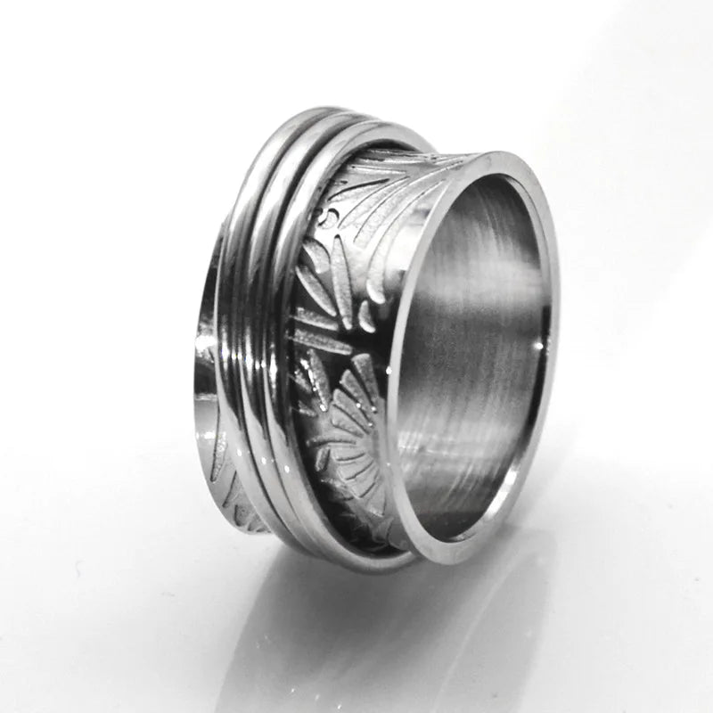 🌪️ Anello Spinner “Stim in Punk” – Bellezza ribelle in movimento