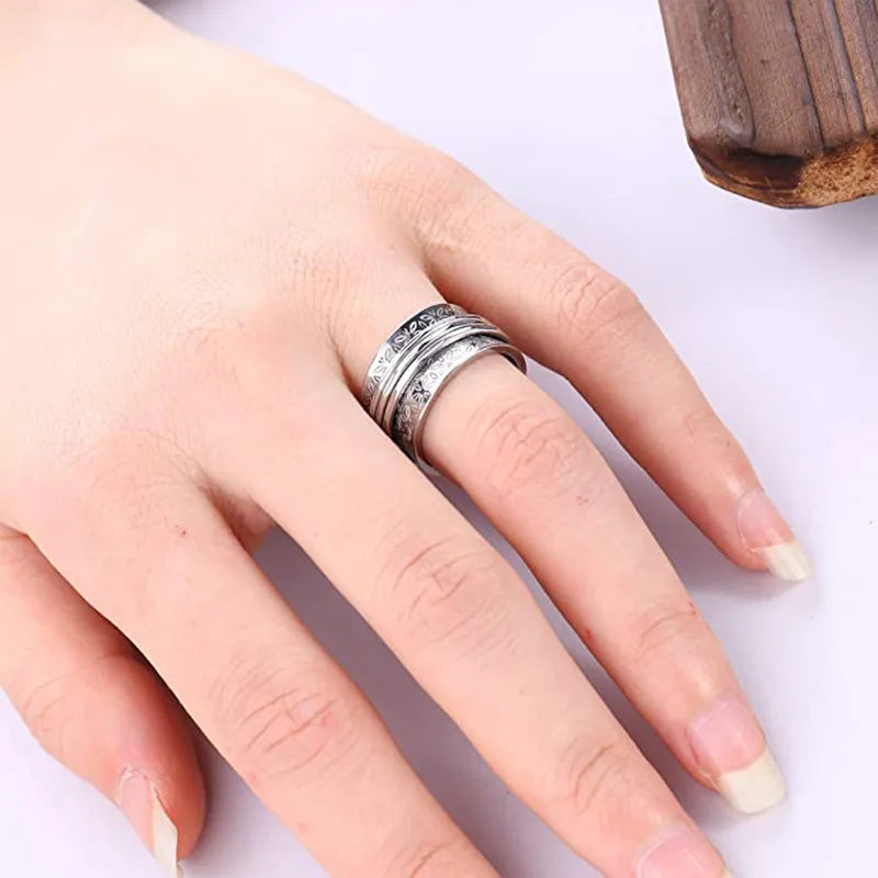 🌪️ Anello Spinner “Stim in Punk” – Bellezza ribelle in movimento