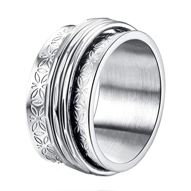 🌪️ Anello Spinner “Stim in Punk” – Bellezza ribelle in movimento