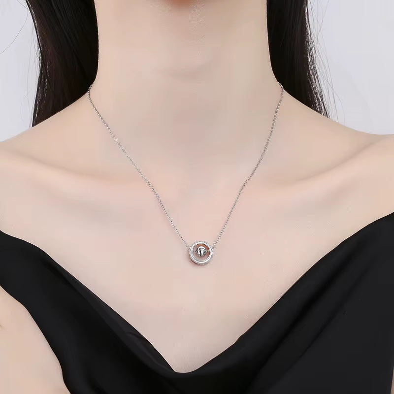 🌟 Collana Spinner Minimalista – Eleganza Dorata con Fidget Sensoriale