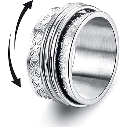 🌪️ Anello Spinner “Stim in Punk” – Bellezza ribelle in movimento