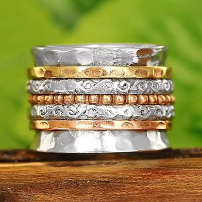 💫 Anello Spinner “Carezza Infinita” – Un gesto che rassicura, un regalo che resta