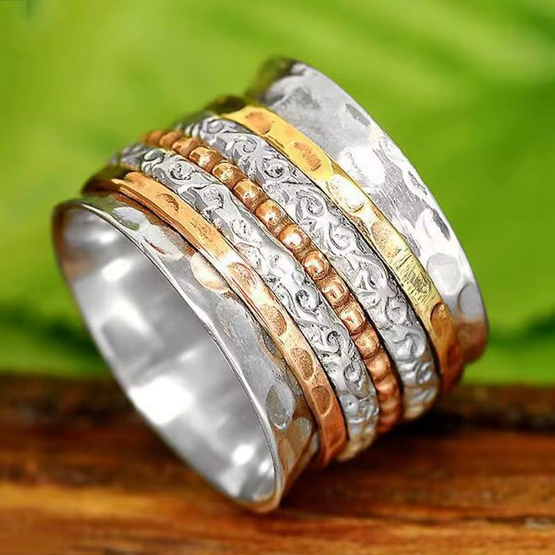 💫 Anello Spinner “Carezza Infinita” – Un gesto che rassicura, un regalo che resta