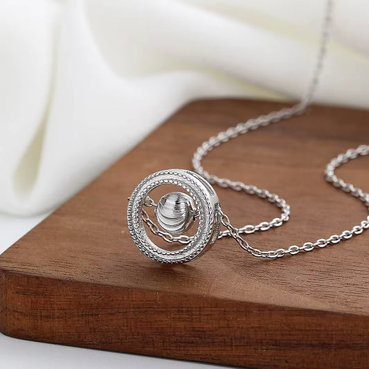 🌟 Collana Spinner Minimalista – Eleganza Dorata con Fidget Sensoriale